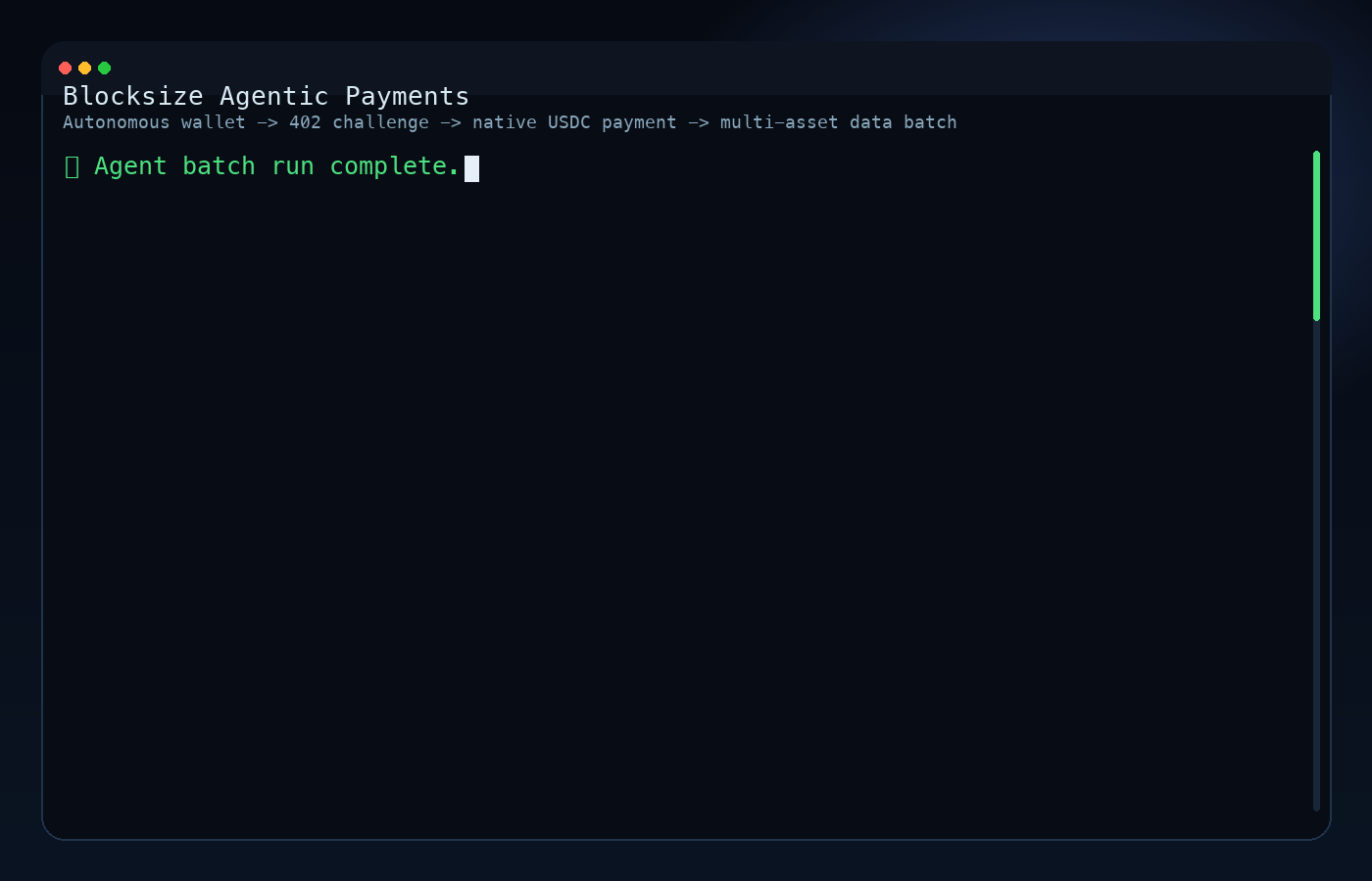 Blocksize discovery demo